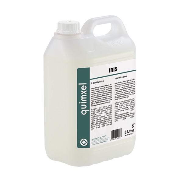 GEL PIEL Y CABELLO IRIS garrafa de 5 litros.                                                                                                                                                                                                                    